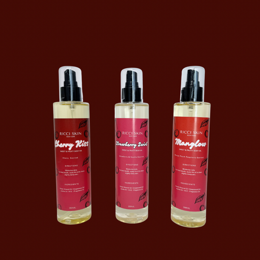 Body oil trio