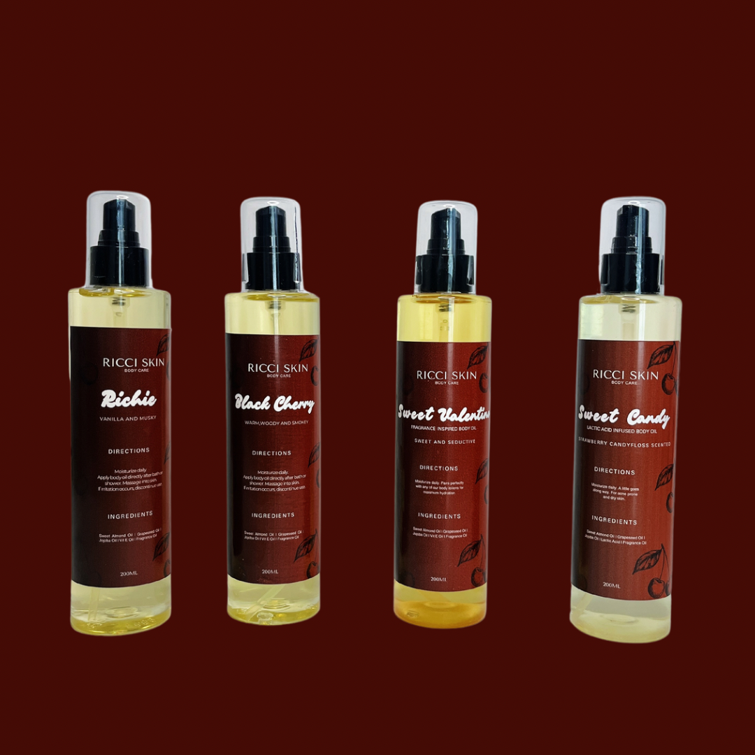 Body oil gift set